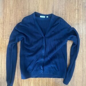 Lacoste Women's Dark Blue Cardigan